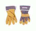 KRTK003 Guante  kids cow split amarillo