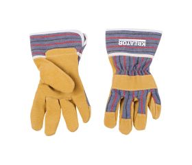 KRTK003 Guante  kids cow split amarillo