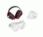 KRTS60001 Set de seguridad gafas, mascarilla y orejeras