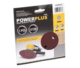 POWAIR0123 Papel de lija circular Ø150mm g120