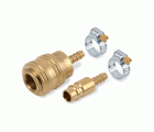 POWAIR0265 Acoplador rapido+euro manguera 2pzs