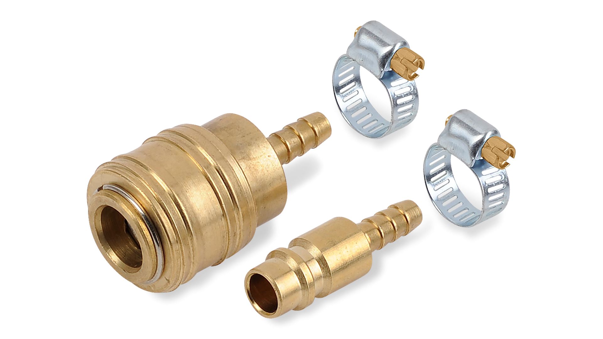 POWAIR0265 Acoplador rapido+euro manguera 2pzs