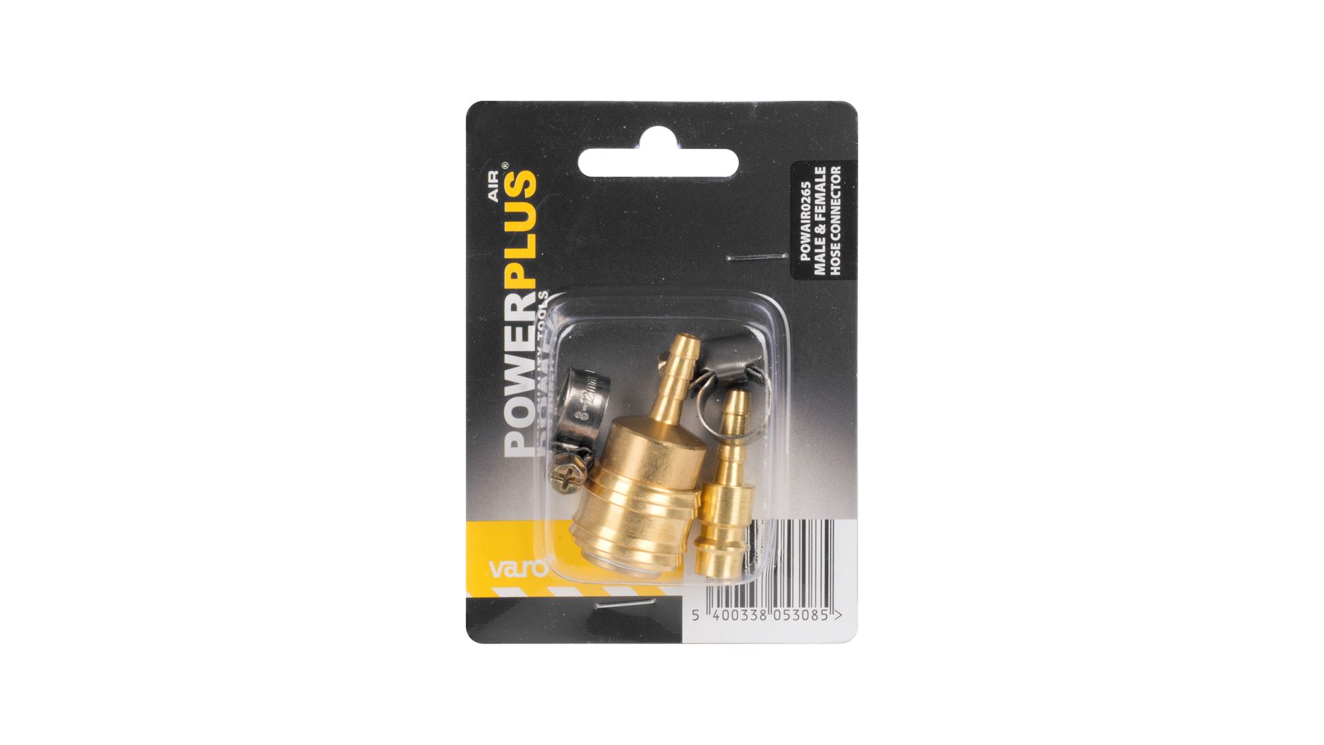 POWAIR0265 Acoplador rapido+euro manguera 2pzs