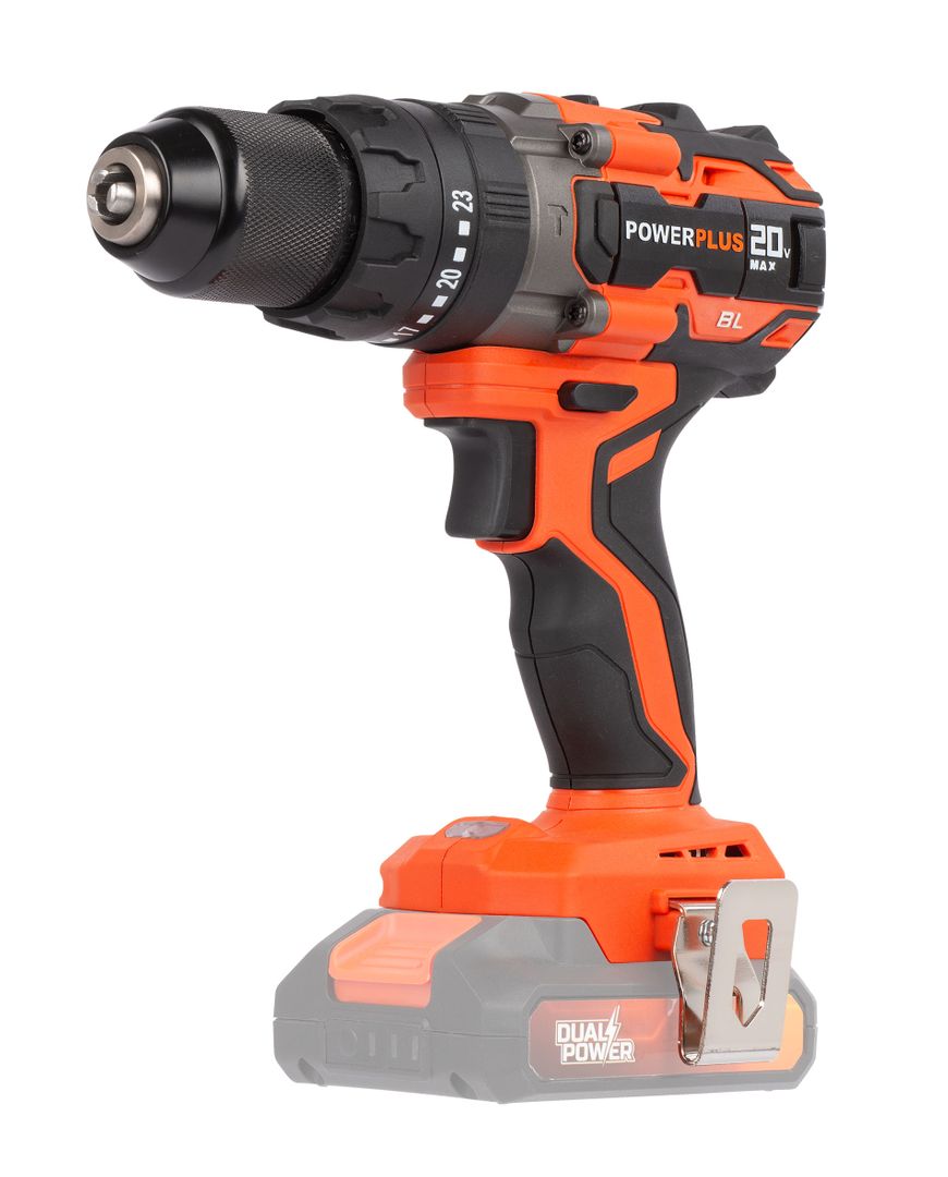 POWDP15220 Destornillador - taladradora de impacto sin cepillos 20V 65Nm - excl. batería y cargador