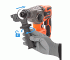 POWDP15680 Martillo percutor sin cepillos 40V - excl. batería y cargador - 5 acc.