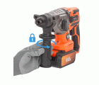 POWDP15680 Martillo percutor sin cepillos 40V - excl. batería y cargador - 5 acc.