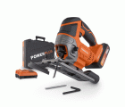 POWDP25310 Sierra de vaivén 20V - incl. batería 20V 2.0Ah y cargador- 2 acc.