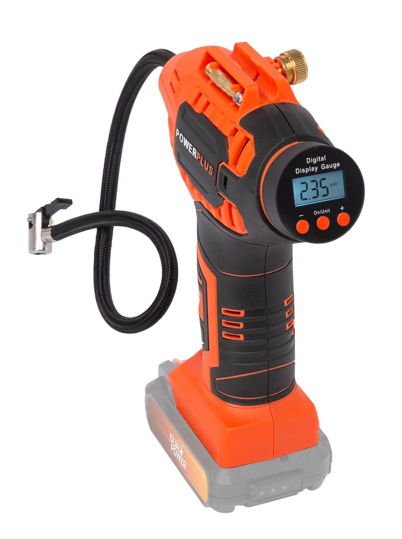 POWDP7020 Bomba de aire 20V  - excl. batería y cargador - 3 acc.