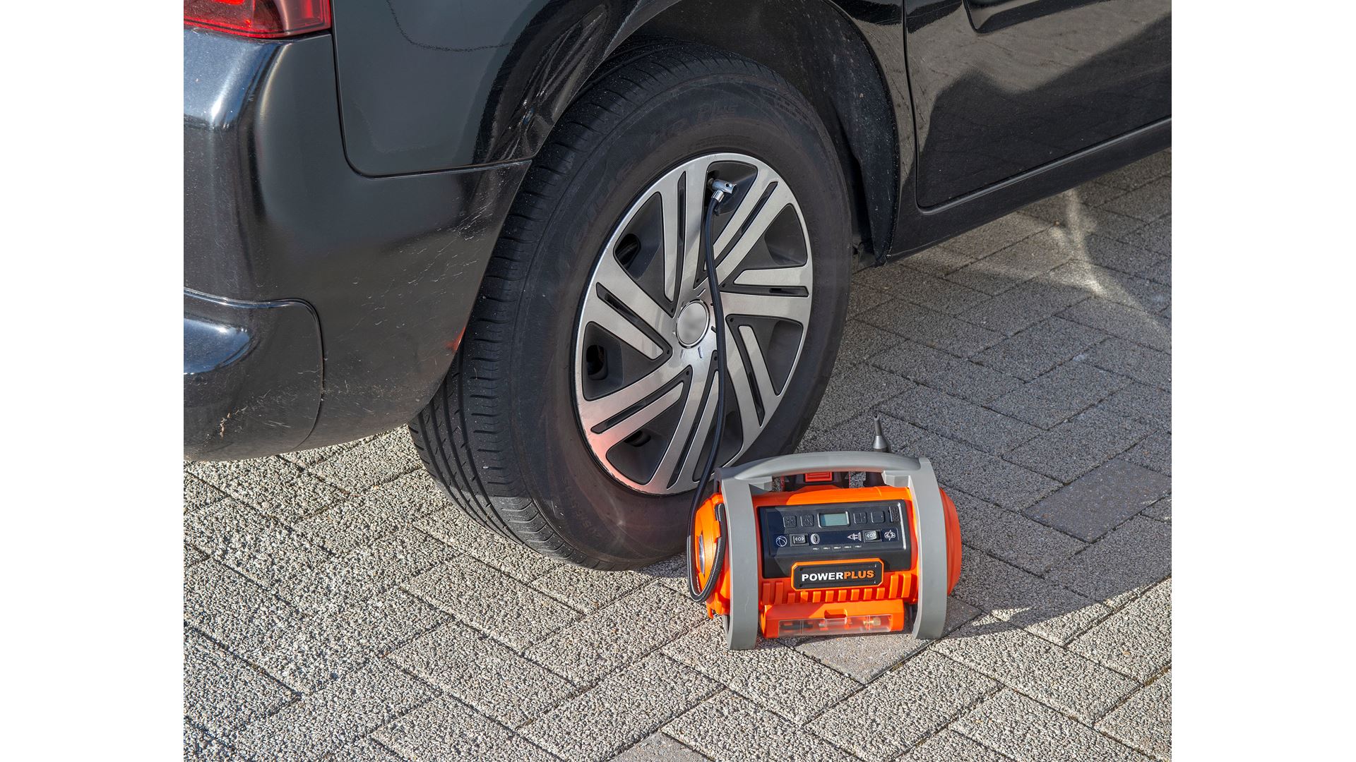 POWDP7030 Inflador-desinflador 20V + 220V (NO BATT.)