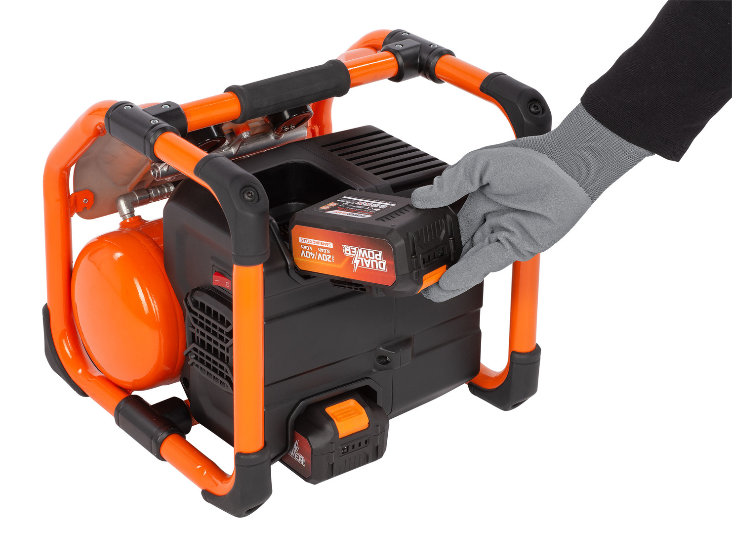 POWDP7070 Compresor 40V 5L - excl. batería y cargador