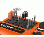 POWDP75300 Multiherramienta rotativa 20V - excl. batería y cargador - 40 acc.