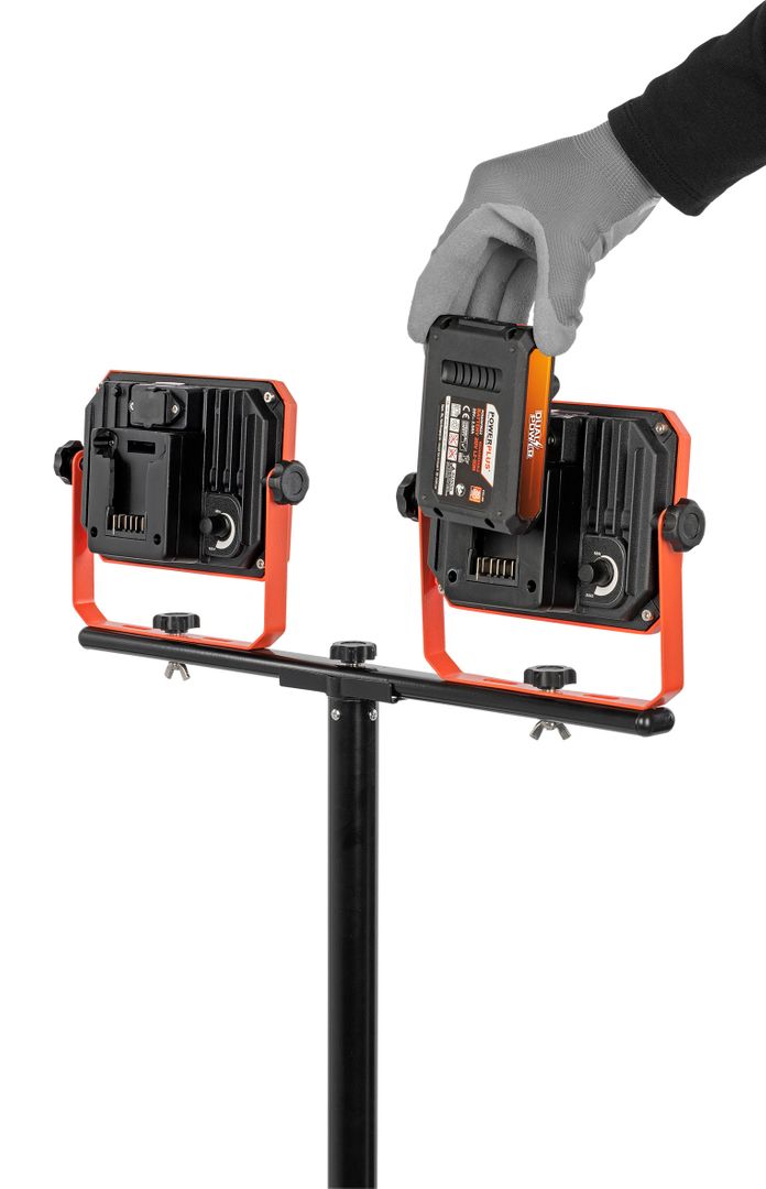 POWDP8035 Proyector portátil 20V 220V con trípode - excl. batería y cargador