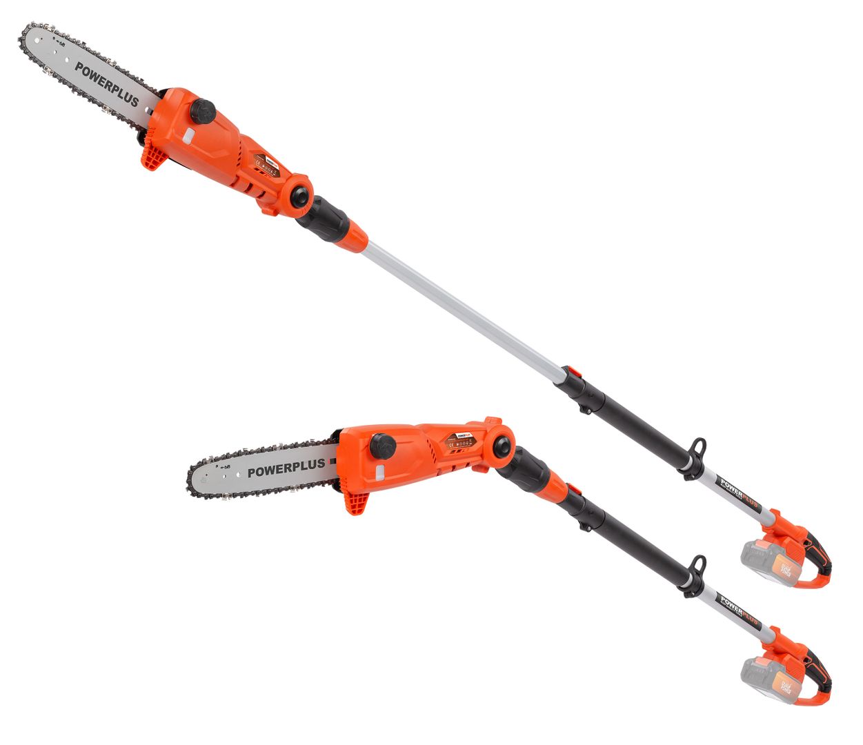 POWDPG75385 Motosierra telescópico 40V 250mm - excl. batería y cargador - 1 acc.