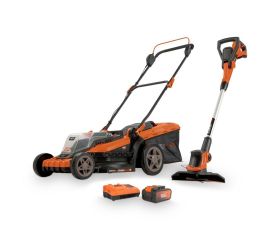 POWDPG75621 Juego de herramientas de jardín sin cepillos 2 artículos - incl. batería 2x20V 5.0/2.5Ah y cargador - 1 acc.