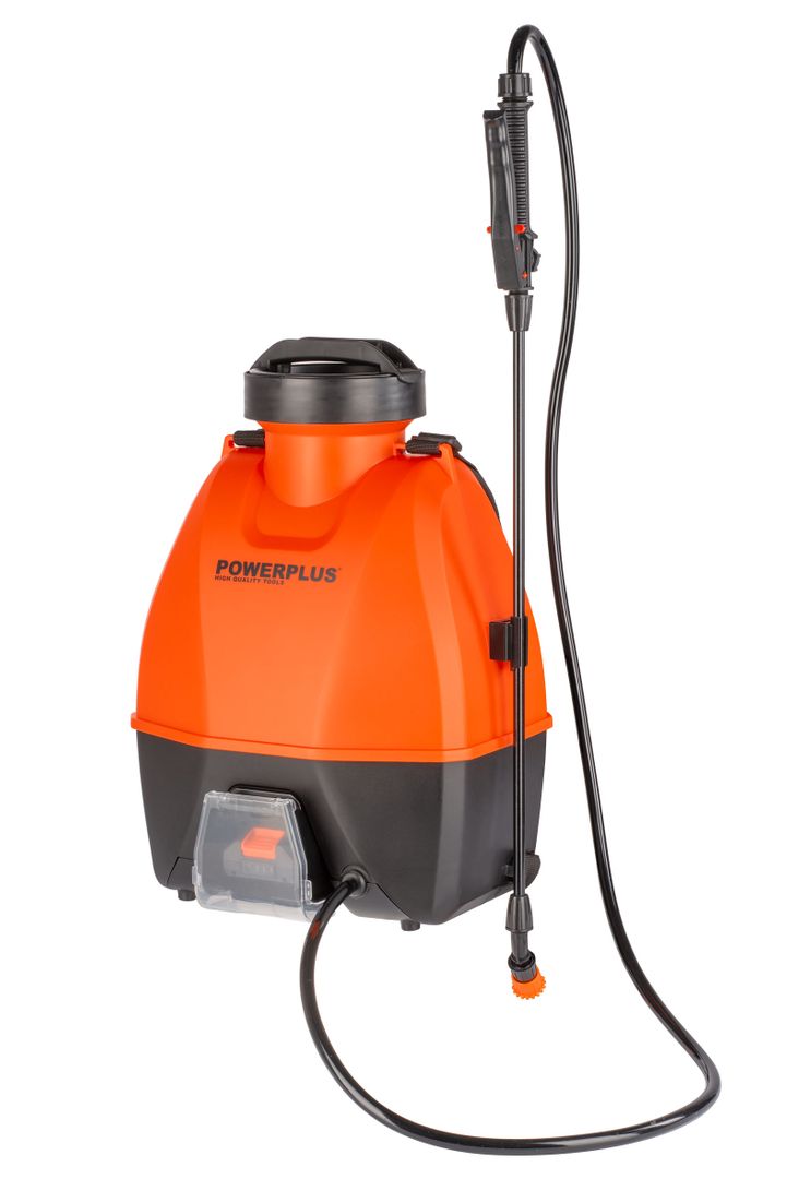 POWDPG80460 Sulfatadora previa presión mochila 20V 16L - excl. batería y cargador - 4 acc.