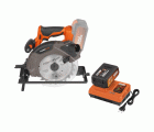 POWDPSET20 Sierra Circular 40V - incl. batería 2x20V 2.5Ah y cargador - 1 acc.
