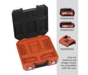 POWDPTB05 Maleta para baterías dual power 20v/40v