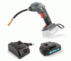 POWEBACS1 Bomba de aire 18V - incl. batería 18V 1.5Ah y cargador - 3 acc.