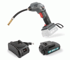 POWEBACS1 Bomba de aire 18V - incl. batería 18V 1.5Ah y cargador - 3 acc.