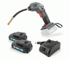POWEBACS2 Bomba de aire 18V- incl. 2 baterías 18V 1.5Ah y cargador - 3 acc.