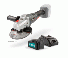 POWEBAGS3 Amoladora angular 18V - incl. batería 18V 3.0Ah y cargador - 3 acc.