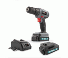 POWEBCDS2 Taladro atornillador 18V - incl. 2 baterías 18V 1.5Ah y cargador