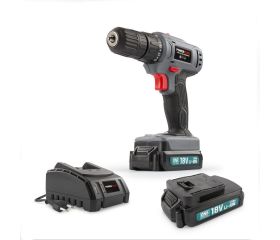 POWEBCDS2 Taladro atornillador 18V - incl. 2 baterías 18V 1.5Ah y cargador