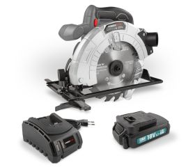 POWEBCSS1 Sierra Circular 18V Ø 165mm - incl. batería 18V 1.5Ah y cargador - 1 acc.