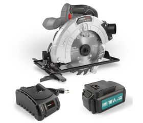 POWEBCSS3 Sierra Circular 18V Ø 165mm - incl. batería 18V 3.0Ah y cargador - 1 acc.