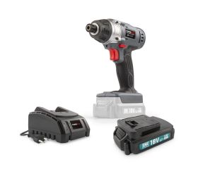 POWEBISS1 Atornillador de impacto 18V - incl. batería 18V 1.5Ah y cargador
