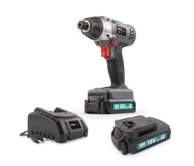 POWEBISS2 Atornillador de impacto 18V - incl. 2 baterías 18V 1.5Ah y cargador