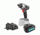 POWEBISS3 Atornillador de impacto 18V - incl. batería 18V 1.5Ah y cargador