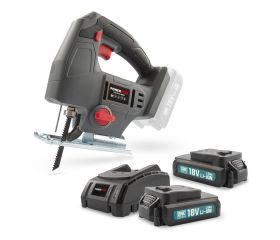 POWEBJSS2 Sierra de calar 18V - incl. 2 baterías 18V 1.5Ah y cargador - 1 acc.