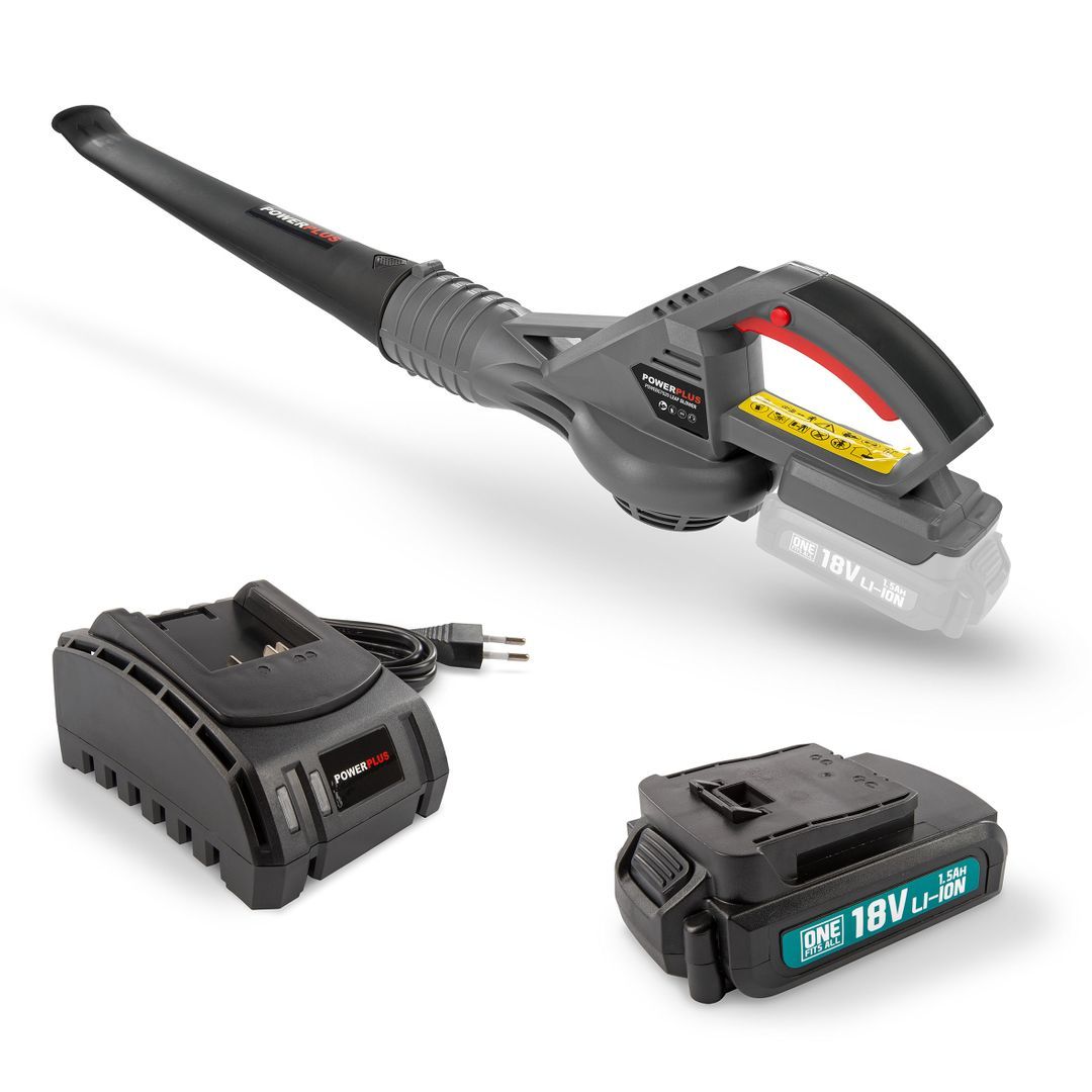 POWEBLBS1 Soplador de hojas 18V - incl. batería 18V 1.5Ah y cargador