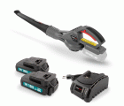 POWEBLBS2 Soplador de hojas 18V - incl. 2 baterías 18V 1.5Ah y cargador