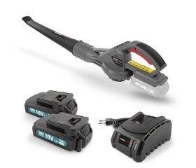 POWEBLBS2 Soplador de hojas 18V - incl. 2 baterías 18V 1.5Ah y cargador