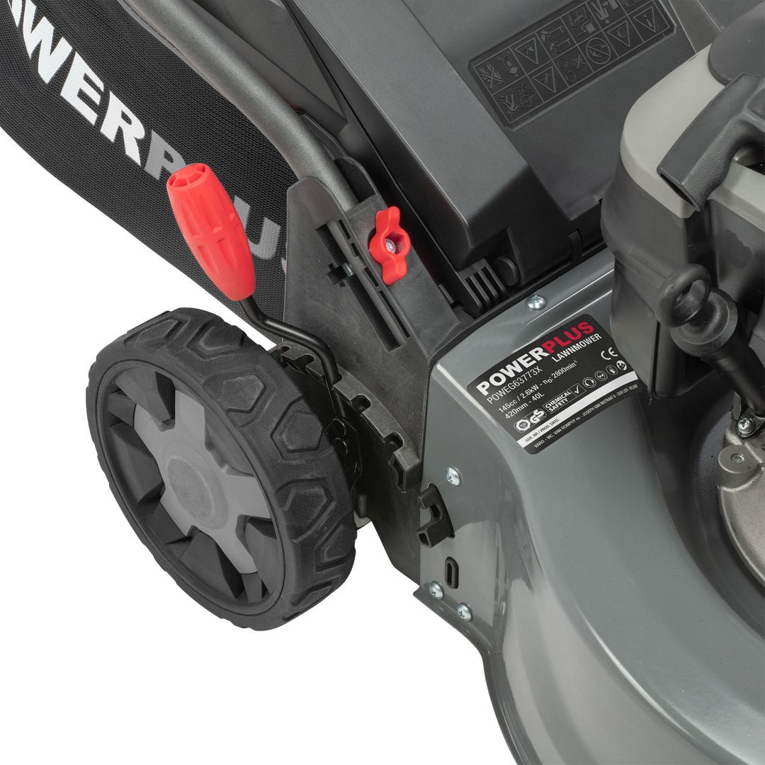 POWEG63773X Cortadora de césped autopropulsado 145cc Ø 420mm