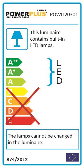 POWLI20301 Led pad 30w + sensor