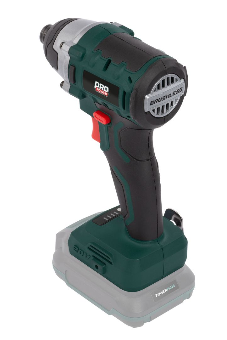 POWPB10500 Atornillador de impacto sin cepillos 20V - excl. batería y cargador