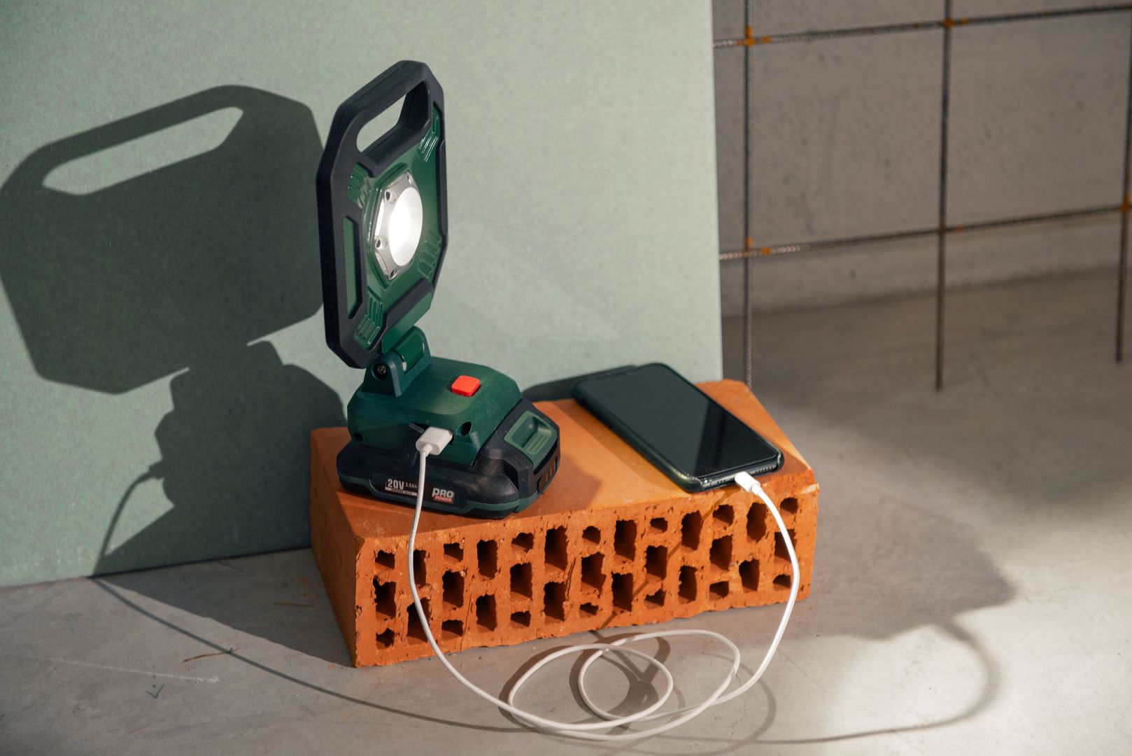 POWPB80500 Lámpara de inspección  20V - excl. batería y cargador