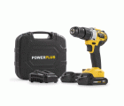 POWX00512 Destornillador - taladradora de impacto sin cepillos 20V 60Nm  - incl. 2 baterías 20V 2.0Ah y cargador