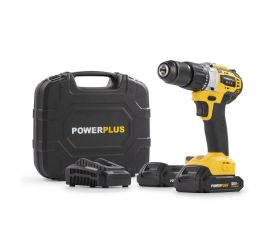 POWX00512 Destornillador - taladradora de impacto sin cepillos 20V 60Nm  - incl. 2 baterías 20V 2.0Ah y cargador