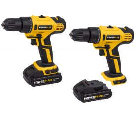 POWX0069LI Taladro atornillador 18V - incl. 2 baterías 18V 1.5Ah y cargador