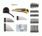POWX00830 Taladro atornillador 20V - incl. 2 baterías 20V 1,3Ah y cargador - 134 acc.