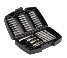 POWX00840 Destornillador - taladradora de impacto 20V 40Nm -incl. 2 baterías 20V 2.0Ah y cargador - 53 acc.