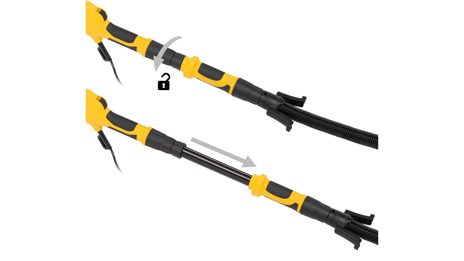 POWX04761 Lijadora para paneles de yeso 710w 225mm