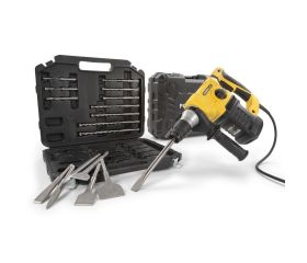 POWX1199 Martillo percutor 1500W - 17 acc.