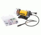POWX1280 Esmeriladora de banco con eje flecible 120W