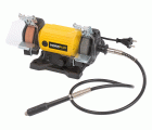 POWX1280 Esmeriladora de banco con eje flecible 120W