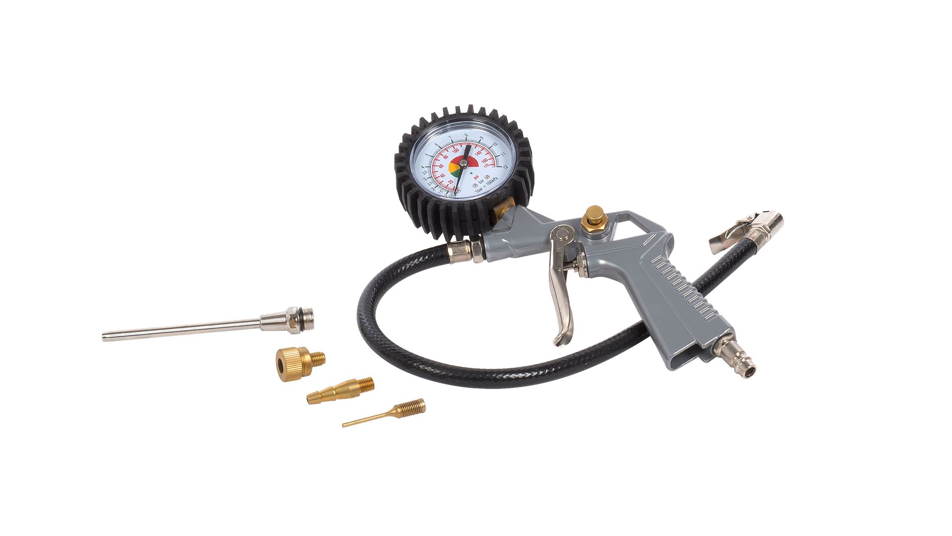 POWX1731 Compresor 1100W 24L +6pcs sin aceite 1,5hp